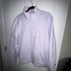 Light purple half zip size XXL